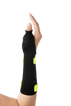 Unpadded Splint Roll Orficast™ More Tape 2 Inch X 9 Foot Thermoplastic Black