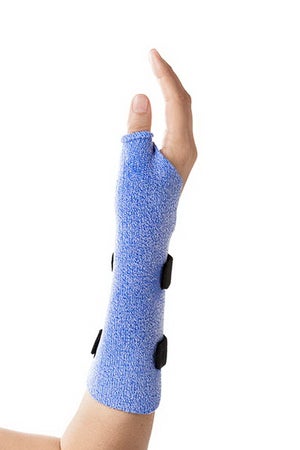 Unpadded Splint Roll Orficast™ More Tape 2 Inch X 9 Foot Thermoplastic Blue