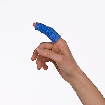 Unpadded Splint Roll Orficast™ Tape 2 Inch X 9 Foot Cotton / Thermoplastic Blue