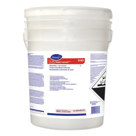 Laundry Sour Diversey™ Clax® Super Launch™ 5 gal. Pail Liquid Concentrate Unscented