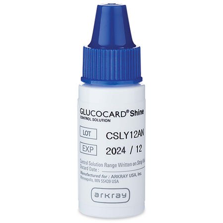 Blood Glucose Control Solution Glucocard® Shine 4 mL Normal Level