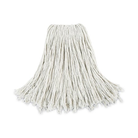 Wet String Mop Head Boardwalk® Cut-end Size 24 White Cotton Reusable