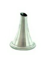 Ear Speculum Tip Oval, Regular End Size 3 Stainless Steel 5.5 mm Length Reusable