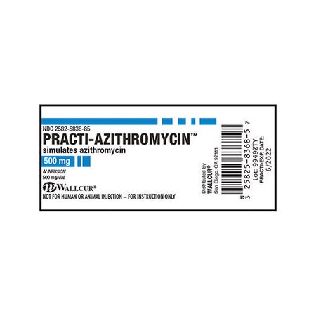 Training Medication Peel-N-Stick Labels Practi-Azithromycin™
