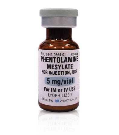 Phentolamine Mesylate 5 mg Injection 2 mL