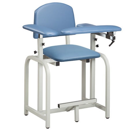 Blood Drawing Chair Lab X Series 1 Padded Fixed Armrest 1 Padded Flip Up Armrest Country Mist
