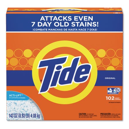 Laundry Detergent Tide® 143 oz. Box Powder Original Scent