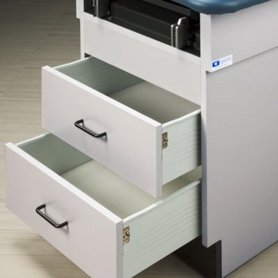 Exam Table with Storage Model 8890 Fixed Height 400 lbs. Weight Capacity