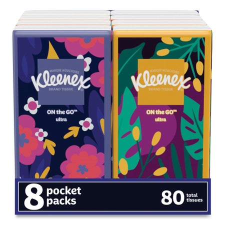 Facial Tissue Kleenex® White 8-3/10 X 8-3/5 Inch 10 Count