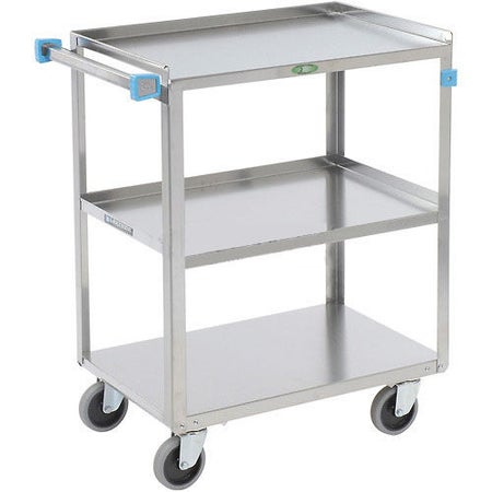 Utility Cart Lakeside® 411 Stainless Steel Frame 16-3/4 X 27-5/8 X 32 Inch 11-1/2 Inch Shelf