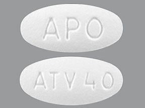 Atorvastatin Calcium 40 mg Tablet 50 Tablets