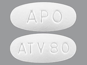 Atorvastatin Calcium 80 mg Tablet 20 Tablets