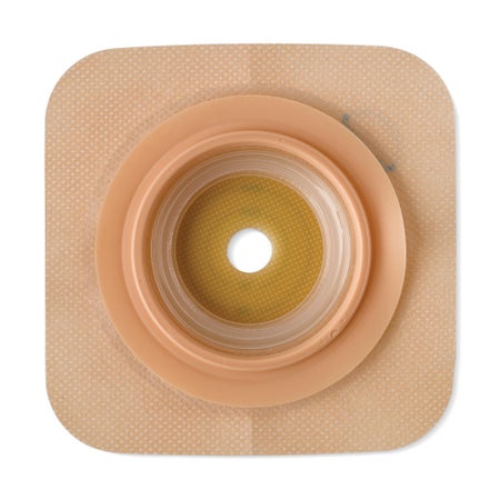 Ostomy Barrier Natura™ Trim to Fit Durahesive® Adhesive 57 mm Flange Acrylic Collar Up to 35 mm Opening 2-1/4 X 2-1/4 Inch