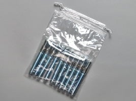 Reclosable Bag Pull-Tite™ 8 X 12 Inch LDPE Clear Drawstring Closure