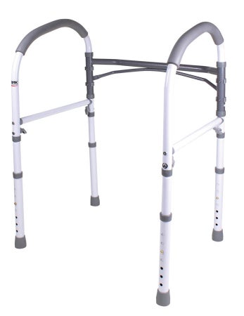 Bathroom Safety Rail Carex® White / Gray Aluminum