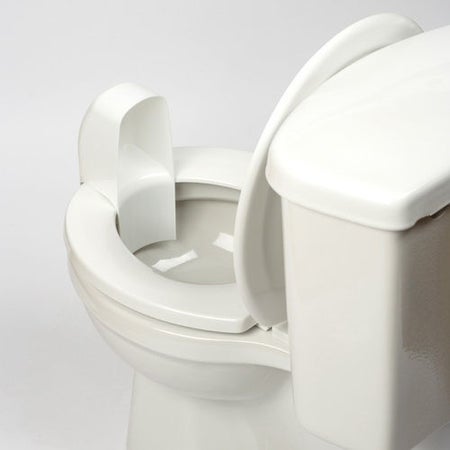Toilet Seat Splash Guard For Regular Toilet Seats & Most Elevated Toilet Seats