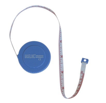 Measurement Tape Baseline® 72 Inch Length Woven Fabric / Plastic Casing Reusable Inches / Centimeters