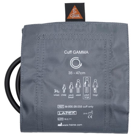 Reusable Blood Pressure Cuff GAMMA® 35 to 41 cm Arm Nylon Cuff Large Adult Cuff