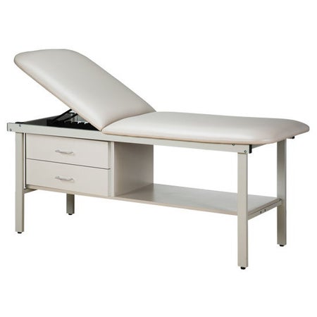 Treatment Table with Storage Alpha Series Fixed Height 450 lbs. Weight Capacity