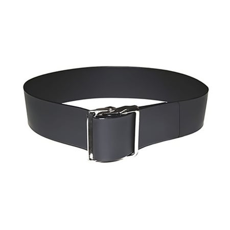 Gait Belt Easi-Care 60 Inch Length Black Vinyl Coated Webbing