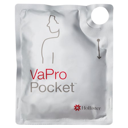 Intermittent Catheter Tray VaPro™ Plus Pocket® Straight Tip 10 Fr. Hydrophilic Coated Phthalates-Free PVC