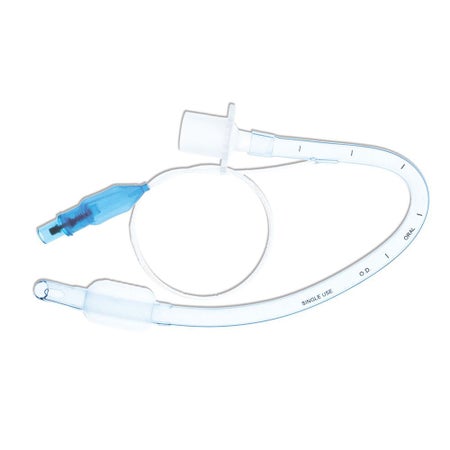 Cuffed Endotracheal Tube SunMed® Curved 21 Fr. Adult Murphy Eye