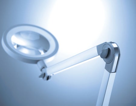 Magnifying Lamp MLD 750/850/D Model Table Mount