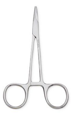 Needle Holder Centurion Snagfree® Webster 4-3/4 Inch Length Fine Straight Smooth Tips Finger Ring Handle