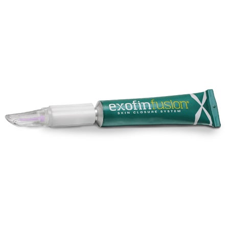 Skin Closure System Exofin® 4 mL High Viscosity Brush Applicator Tip 2-Octyl Monomer Adhesive