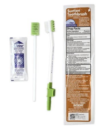 Suction Toothbrush Kit Toothette® NonSterile