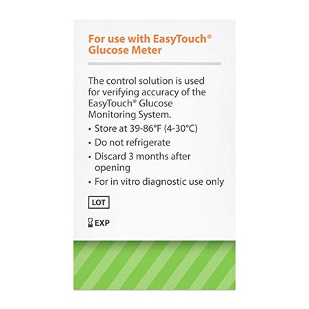 Blood Glucose Control Solution 4 mL Level 1