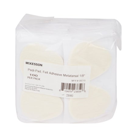Protective Pad McKesson Size 106 Adhesive Backing Foot