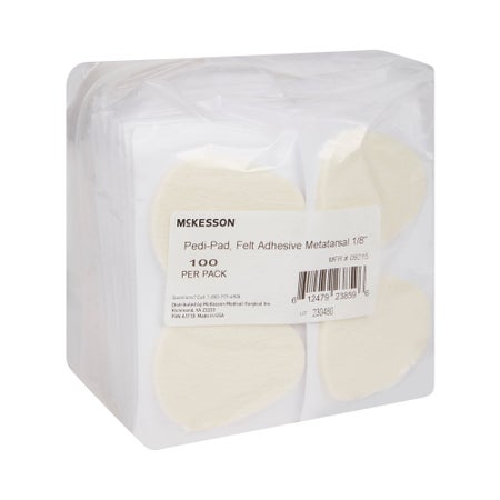 Protective Pad McKesson Size 106 Adhesive Backing Foot