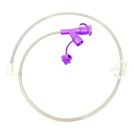 Enteral Feeding Extension Set Vesco 24 Inch, Right Angle, NonSterile