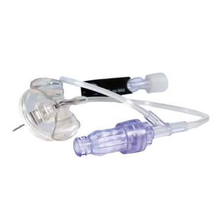 Huber Needle Infusion Set Surecan™ Safety II 19 Gauge 4/5 Inch 8 Inch Tubing Needleless Y-Site Injection Port