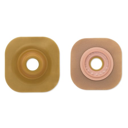 Ostomy Barrier New Image™ Trim to Fit, Standard Wear Adhesive Tape Borders 44 mm Flange Green Code System Flexwear Up to 1 Inch Opening