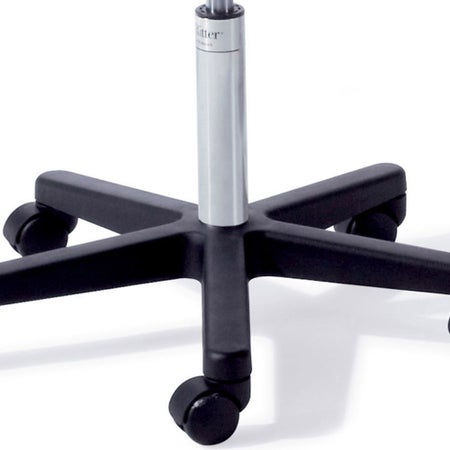 Exam Stool Ritter® 272 Value Series Without Backrest Pneumatic Height Adjustment 5 Casters Soothing Blue