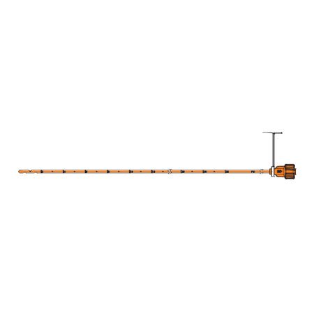 Enteral Feeding Tube NuTrio TwistLok™ 6.5 Fr. 20 Inch Tube Polyurethane