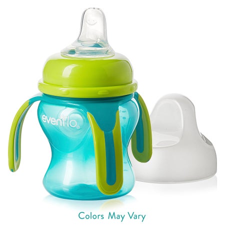 5 oz. Plastic / Silicone Sippy Cup Red / Blue Reusable