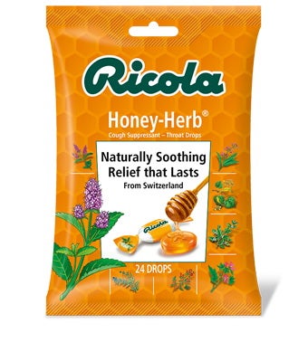 Cold and Cough Relief Ricola® 2 mg Strength Lozenge 19 per Bag