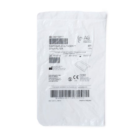 CPAP Filter Respironics® Standard Disposable 1 per Pack Blue / White With Frame