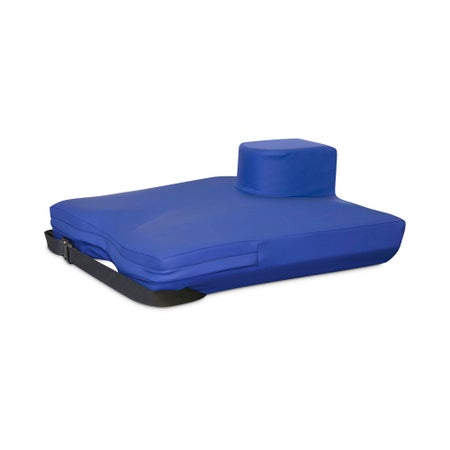 Coccyx Relief Seat Cushion with Pommel APEX CORE™ 22 W X 18 L X 3 D Inch Foam / Gel