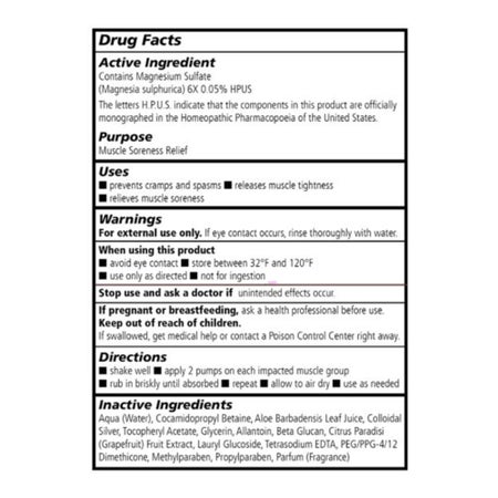 Topical Pain Relief Theraworx® Relief 0.5% Strength Magnesium Sulfate 6X HPUS Foam 7.1 oz.