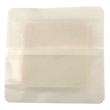 Silver Foam Dressing DynaFoam™ AG Non-woven Adhesive with Border 4 X 4 Inch Square Sterile