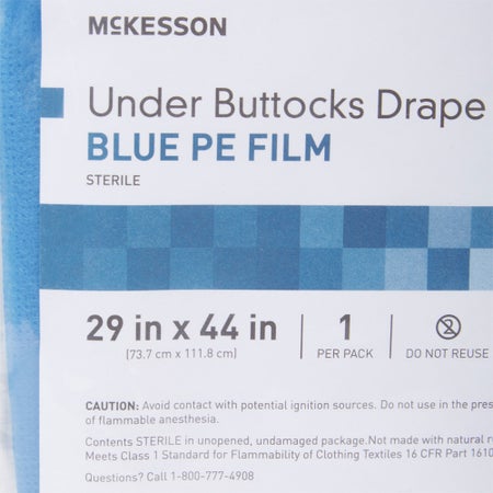 Obstetrics / Gynecology Drape McKesson Under Buttocks Drape 29 W X 44 L Inch Sterile