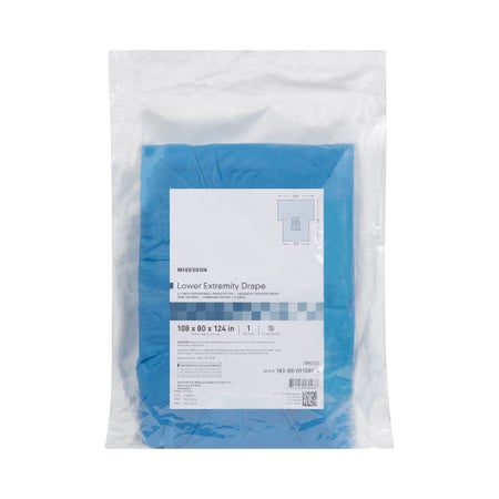 Orthopedic Drape McKesson Lower Extremity Drape 108 W X 80 W X 124 L Inch Sterile