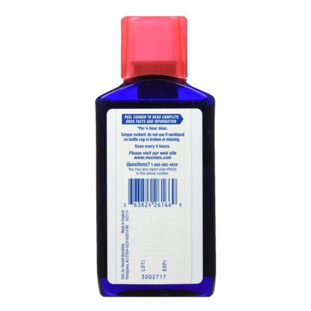 Cold and Sinus Relief Mucinex® Severe Sinus 650 mg - 400 mg - 10 mg / 20 mL Strength Liquid 6 oz.