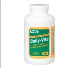 Multivitamin Supplement Rugby® Tablet 1,000 per Bottle