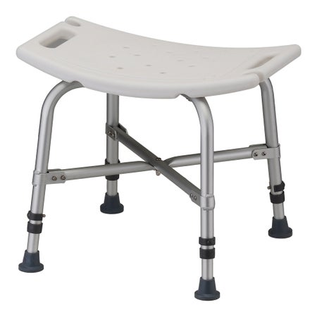 Bath Bench Nova Without Arms Aluminum Frame Without Backrest 20 Inch Seat Width 500 lbs. Weight Capacity