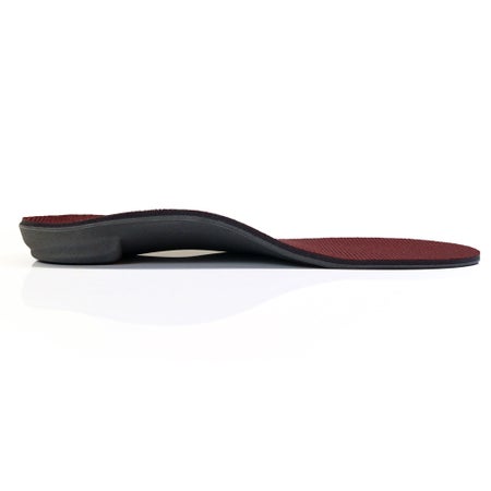 Orthotic Insole Powerstep® Pinnacle Junior Angled EVA / Polyester / Polypropylene / VCT® Foam Women 8 to 8.5 / Men 6 to 6.5 Gray / Maroon